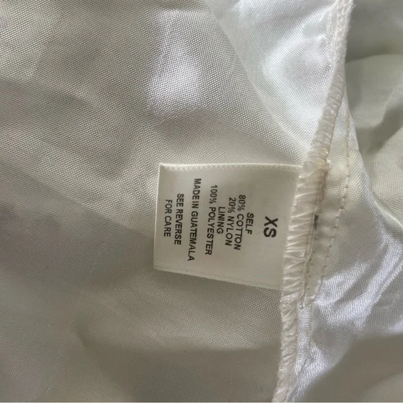 Everleigh Sleeveless Cream Lace Dress with Black Lace Accents, XS - Picture 8 of 9